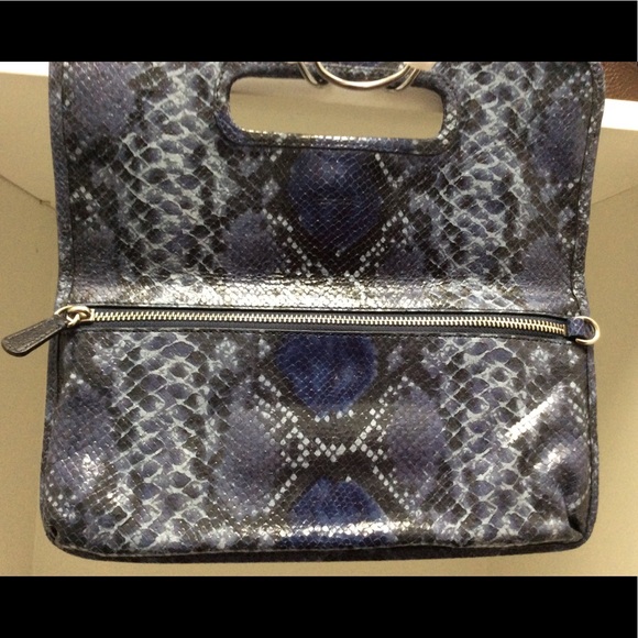 Coach Blue Leather clutch - Picture 3 of 3